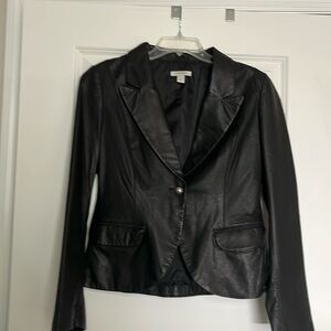 Boston proper leather jacket
